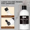 image:imageNicpro White Surface Primer Airbrush Paint 84oz 250 ml Matte Finish Ready To Spray Air Brush WaterBased Acrylic Primer for Beginners amp Artists Priming Plastic Models Miniatures Figures CraftWhite