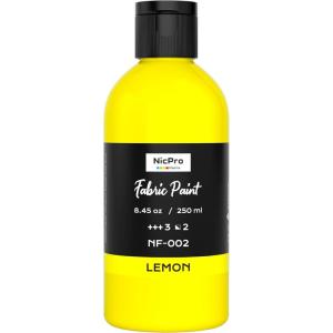 image:imageNicpro Red Fabric Paint 4 oz 120 ml Fabric Paint for Clothes Permanent Rich Pigment NonToxic Soft Clothing Paint for DIY Tshirts Jeans Crafts Refresh Furniture UpholsteryYellow