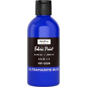 image:imageNicpro Red Fabric Paint 4 oz 120 ml Fabric Paint for Clothes Permanent Rich Pigment NonToxic Soft Clothing Paint for DIY Tshirts Jeans Crafts Refresh Furniture UpholsteryBlue
