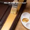 image:imageNicpro AllinOne Sage Green Chalk Paint for Furniture 845 oz 250ml Matte Finish Chalk Paint BuiltIn Primer amp Top Coat Milk Paint NonToxic Furniture Paint for Wood Metal Home DecorGold