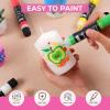 image:imageNicpro Candle Wax Pen 24 Colors 3D Candle Paint Include Glitter Silver Gold Safe DIY Candle Making amp Painting Kit Dry Fast Vibrant Colors Wax Paint for Birthday Holidays Wedding Party 1 oz 30 ml12 Colors