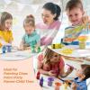 image:imageNicpro 12 Colors Washable Finger Paint Set for Toddlers 2 oz Non Toxic amp Baby Safe Kids Paint with Paint Cups amp Toddler Paintbrushes Mess Free Art Supplies for Children Age 3 4 5 6 Preschool Learning amp Classroom Gifts12 Colors