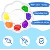 image:imageNicpro 12 Colors Washable Finger Paint Set for Toddlers 2 oz Non Toxic amp Baby Safe Kids Paint with Paint Cups amp Toddler Paintbrushes Mess Free Art Supplies for Children Age 3 4 5 6 Preschool Learning amp Classroom Gifts6 Colors