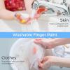 image:imageNicpro 12 Colors Washable Finger Paint Set for Toddlers 2 oz Non Toxic amp Baby Safe Kids Paint with Paint Cups amp Toddler Paintbrushes Mess Free Art Supplies for Children Age 3 4 5 6 Preschool Learning amp Classroom Gifts6 Colors