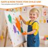 image:imageNicpro 6 Colors Fluorescent Large Washable Paint Set for Kid 169 oz Glow in the Black Light Non Toxic Neon Tempera Paints for Art Craft DIY Poster amp Finger Paint School Home Classroom Party4 Fl Oz Pack of 6