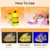 image:imageNicpro 6 Colors Fluorescent Large Washable Paint Set for Kid 169 oz Glow in the Black Light Non Toxic Neon Tempera Paints for Art Craft DIY Poster amp Finger Paint School Home Classroom Party169 Fl Oz Pack of 6