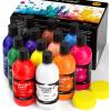 image:imageNicpro 8 Colors Washable Finger Paint Set for Toddlers 4 oz NonToxic amp Baby Safe Paint for Hand and Feet Mess Free Finger Painting Art Supplies for Kids Age 13 4 5 6 Preschool Learning Gifts12 Colors