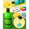image:imageNicpro 8 Colors Washable Finger Paint Set for Toddlers 4 oz NonToxic amp Baby Safe Paint for Hand and Feet Mess Free Finger Painting Art Supplies for Kids Age 13 4 5 6 Preschool Learning Gifts18 Colors