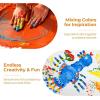 image:imageNicpro 8 Colors Washable Finger Paint Set for Toddlers 4 oz NonToxic amp Baby Safe Paint for Hand and Feet Mess Free Finger Painting Art Supplies for Kids Age 13 4 5 6 Preschool Learning Gifts12 Colors