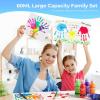 image:imageNicpro 8 Colors Washable Finger Paint Set for Toddlers 4 oz NonToxic amp Baby Safe Paint for Hand and Feet Mess Free Finger Painting Art Supplies for Kids Age 13 4 5 6 Preschool Learning Gifts12 Colors