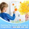 image:imageNicpro 8 Colors Washable Finger Paint Set for Toddlers 4 oz NonToxic amp Baby Safe Paint for Hand and Feet Mess Free Finger Painting Art Supplies for Kids Age 13 4 5 6 Preschool Learning Gifts12 Colors