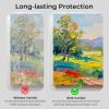 image:imageNicpro Gloss Varnish for Acrylic Painting 845oz NonYellowing NonToxic AntiCrazing Clear Acrylic Varnish for Pro Artist Hobby Painter on Canvas Artwork Acrylics Paint Wood High Gloss FinishVarnish120ml