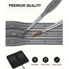 image:imageNicpro 16 PCS Kolinsky Sable Miniature Paint Brushes Dry Brush Professional Model Paint Brush Set with Cloth Roll Fine Detail Artist Brush Set for Miniatures Acrylic amp Figures Model Watercolor11 PCS