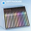 image:imageNicpro 21PCS Fine Detail Paint Brush Drybrush Set Aesthetic Pastel Fine Tip Miniature Paint Brushes for Acrylic Oil Watercolor Crafts 40K Models Miniatures Rock Painting Paint by Numbers15 PCS