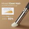 image:imageNicpro 24 PCS Miniature Paint Brushes Fine Tip Micro Model Detail Paint Brush Set for Acrylic Watercolor Oil Paint by Number Models Miniatures Craft Rock Painting  with Container21 Pack DetailDrybrush