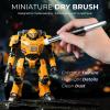 image:imageNicpro 24 PCS Miniature Paint Brushes Fine Tip Micro Model Detail Paint Brush Set for Acrylic Watercolor Oil Paint by Number Models Miniatures Craft Rock Painting  with Container21 Pack DetailDrybrush