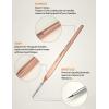 image:imageNicpro Miniature Paint Brushes  10PCS Model Paint Brush Set for Acrylic Oil Watercolor Micro Detail Paint Brushes for Model Miniature Art Painting Fine Detailing Paint by Numbers CraftRose Gold