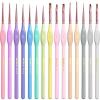 image:imageNicpro 21PCS Fine Detail Paint Brush Drybrush Set Aesthetic Pastel Fine Tip Miniature Paint Brushes for Acrylic Oil Watercolor Crafts 40K Models Miniatures Rock Painting Paint by Numbers15 PCS
