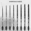 image:imageNicpro 12pcs Watercolor Paint Brushes Aesthetic Pastel Round Pointed Tip Paint Brush Set Professional Soft Synthetic Squirrel Paint Brushes Artist Painting Brushes for Watercolor Inks GouacheBlack