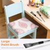 image:imageNicpro 32pcs 1 Inch Flat Paint Brushes for Acrylic Painting Large Paint Brushes Bulk for Acrylic Watercolor Oil Artist Paint Brush Set for Canvas Painting Base Coating Crafts Face Group Use15 Inch x 4 pieces