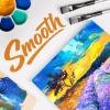 image:imageNicpro 32pcs 1 Inch Flat Paint Brushes for Acrylic Painting Large Paint Brushes Bulk for Acrylic Watercolor Oil Artist Paint Brush Set for Canvas Painting Base Coating Crafts Face Group Use075 inch x 10 pieces