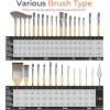 image:imageNicpro 32pcs Paint Brush Set Professional Paintbrushes with Paint Spatula and Cloth Roll Case Craft Paint Brushes for Acrylic Painting Oil Watercolor Gouache Art Supplies for Artists BeginnersBeige