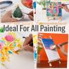 image:imageNicpro 36pcs Paint Brush Set Professional Paintbrushes with Palette Knife and Cloth Roll Suitable for Acrylic Painting Oil Watercolor Gouache Art Supplies for Artists amp Beginners Wooden ColorGold