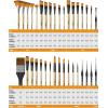 image:imageNicpro 36pcs Paint Brush Set Professional Paintbrushes with Palette Knife and Cloth Roll Suitable for Acrylic Painting Oil Watercolor Gouache Art Supplies for Artists amp Beginners Wooden ColorWooden