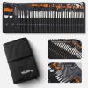 image:imageNicpro 40 PCS Paint Brush Set Professional Acrylic Paint Brushes with Palette Knife and Canvas Roll Suitable for Acrylic Painting Oil Watercolor Gouache Art Supplies Painter Gifts for ArtistWhite