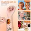 image:imageNicpro 7pcs Face Paint Brush Set Aesthetic Pastel Artist Paintbrushes for Body Face Painting Acrylic Watercolor Oil Gouache Professional Paint Brushes for Halloween Cosplay Party Makeup KitBlack