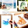 image:imageNicpro Travel Watercolor Brushes Set 6Pcs Kolinsky Sable Performance Paint Brush for Professional Artist amp Beginners with Round Rigger Cats Tongue Oval Wash for Water Color Ink Gouache Painting6 PCS