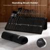 image:imageNicpro Watercolor Brushes Professional 24pcs Soft Synthetic Squirrel Hair Watercolor Paint Brush Set with Cloth Roll Round Flat Filbert Dagger Cat Tongue for Water Color Gouache Inks Painting
