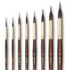 image:imageNicpro 8 PCS Professional Watercolor Brushes Extended Needle Point Brush Set Sable Watercolor Brushes with Synthetic Extra Long Tip for Fine Detailing  Watercolor Acrylic Gouache Inks Painting8 PCS