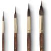 image:imageNicpro 8 PCS Professional Watercolor Brushes Extended Needle Point Brush Set Sable Watercolor Brushes with Synthetic Extra Long Tip for Fine Detailing  Watercolor Acrylic Gouache Inks Painting4 PCS