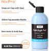 image:imageNicpro 20 Colors Pastel Acrylic Paint Set 845 oz 250 ml Large Bulk Pastel Acrylic Paint Non Toxic Art Painting Supplies for Canvas Rock Wood Fabric Ceramic Craft with Knife Color Wheel