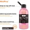 image:imageNicpro 8 Colors Iridescent Acrylic Paint 845oz  250ml Large Bulk Metallic Acrylic PaintColor Shifting amp NonToxic Art Painting Supplies For Canvas Fabric Rock Wood with Color WheelPink