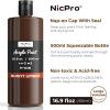 image:imageNicpro White Large Acrylic Paint 169 oz 500 ml Rich Pigments Non Toxic Craft Paint for Multi Surface Canvas Wood Leather Ceramic Fabric Stone  Art Painting Supplies for Beginners Artists amp AdultsBurnt Umber