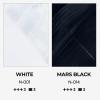 image:imageNicpro White Large Acrylic Paint 169 oz 500 ml Rich Pigments Non Toxic Craft Paint for Multi Surface Canvas Wood Leather Ceramic Fabric Stone  Art Painting Supplies for Beginners Artists amp AdultsWhite  Black