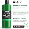 image:imageNicpro White Large Acrylic Paint 169 oz 500 ml Rich Pigments Non Toxic Craft Paint for Multi Surface Canvas Wood Leather Ceramic Fabric Stone  Art Painting Supplies for Beginners Artists amp AdultsSap Green