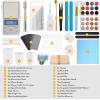 image:image204 Pcs Epoxy Resin Silicone Supplies Tool Set Nicpro Resin Measuring Cups with Silicone Stir Stick Pocket Scale Silicone Mat Resin Drill SandpapersGloves for Resin Mixing Molds Jewelry Making