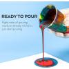 image:imageNicpro 39 Colors 2oz Acrylic Pour Paint Supplies Kit PreMixed Pouring Paint High Flow Painting Bulk Set for Beginner DIY with Canvas Wood Slices Pouring Oil Tools Gloves Strainer Cups