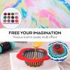 image:imageNicpro 39 Colors 2oz Acrylic Pour Paint Supplies Kit PreMixed Pouring Paint High Flow Painting Bulk Set for Beginner DIY with Canvas Wood Slices Pouring Oil Tools Gloves Strainer Cups