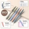 image:imageNicpro 39 PCS Aesthetic School Supplies with Cute Pink Pencil Case 12 Pastel Highlighters 5 Quick Dry Black Ink Pens 6 Mechanical Pencil 05 amp 07 mm for Girls Student Stationary College EssentialsCream