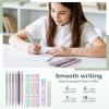 image:imageNicpro 39 PCS Aesthetic School Supplies with Cute Pink Pencil Case 12 Pastel Highlighters 5 Quick Dry Black Ink Pens 6 Mechanical Pencil 05 amp 07 mm for Girls Student Stationary College EssentialsGreen