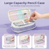 image:imageNicpro 39 PCS Aesthetic School Supplies with Cute Pink Pencil Case 12 Pastel Highlighters 5 Quick Dry Black Ink Pens 6 Mechanical Pencil 05 amp 07 mm for Girls Student Stationary College EssentialsPurple