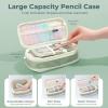 image:imageNicpro 39 PCS Aesthetic School Supplies with Cute Pink Pencil Case 12 Pastel Highlighters 5 Quick Dry Black Ink Pens 6 Mechanical Pencil 05 amp 07 mm for Girls Student Stationary College EssentialsGreen