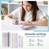 image:imageNicpro 39 PCS Aesthetic School Supplies with Cute Pink Pencil Case 12 Pastel Highlighters 5 Quick Dry Black Ink Pens 6 Mechanical Pencil 05 amp 07 mm for Girls Student Stationary College EssentialsBlue