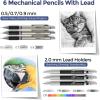 image:imageNicpro 39 PCS Aesthetic School Supplies with Cute Pink Pencil Case 12 Pastel Highlighters 5 Quick Dry Black Ink Pens 6 Mechanical Pencil 05 amp 07 mm for Girls Student Stationary College EssentialsBlack