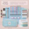 image:imageNicpro 45PCS Aesthetic School Supplies with Pencil Case Pastel Mechanical Pencils 05mm 07mm 09mm amp 20mm with 498 PCS Refills Cute Mechanical Pencil Set for Writing Drawing amp Drafting45 PCS