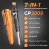 image:imageNicpro 7in1 CP5000 Magnetic Carpenter Pencils with Sharpener 28mm Construction Mechanical Pencil10 Refill Deep Hole Marker for Construction Woodworking Pencil Carpenter Tools for MarkingOrange